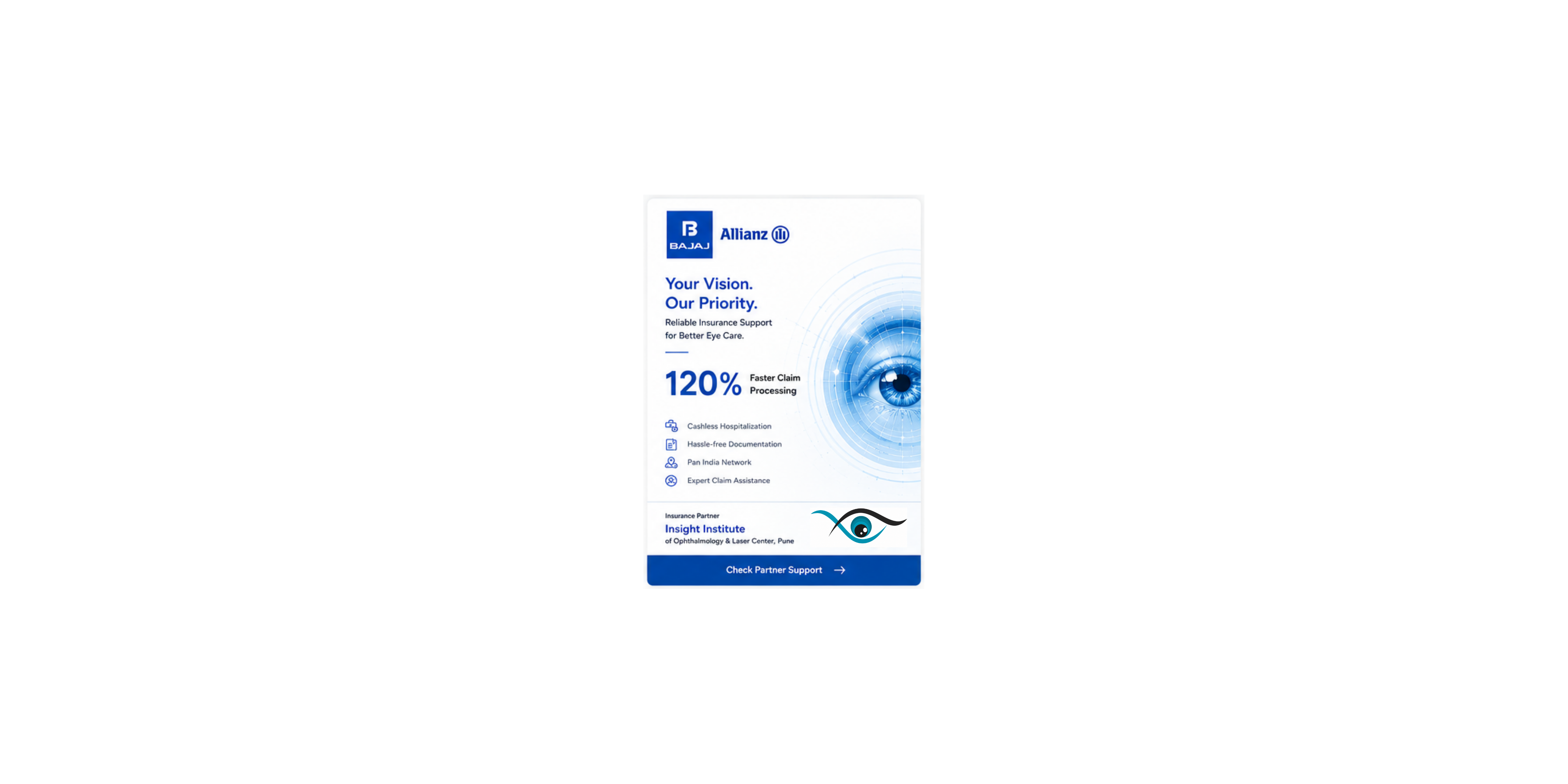 Insurance and TPA partner card for Insight Institute