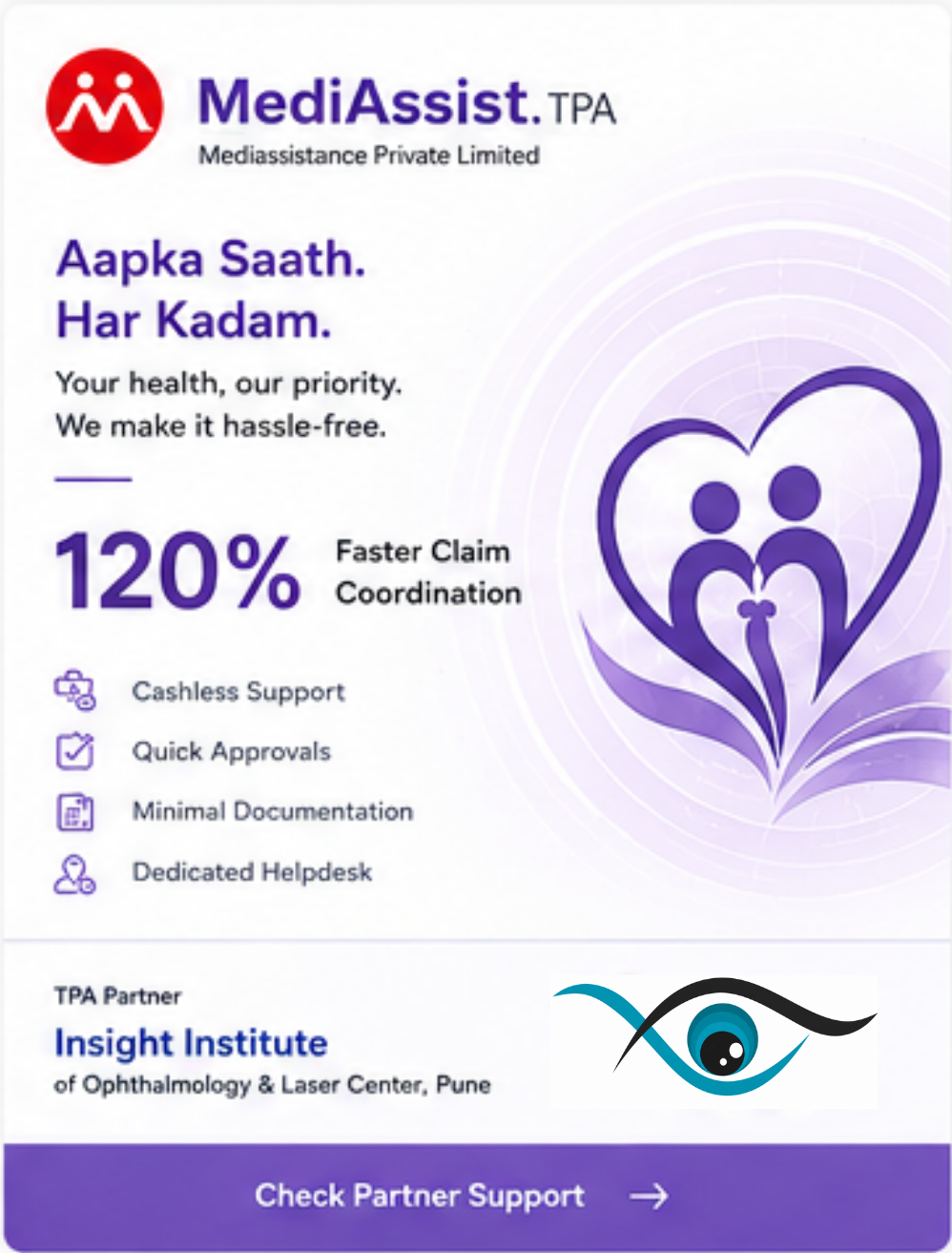 MediAssist TPA partner card for Insight Institute