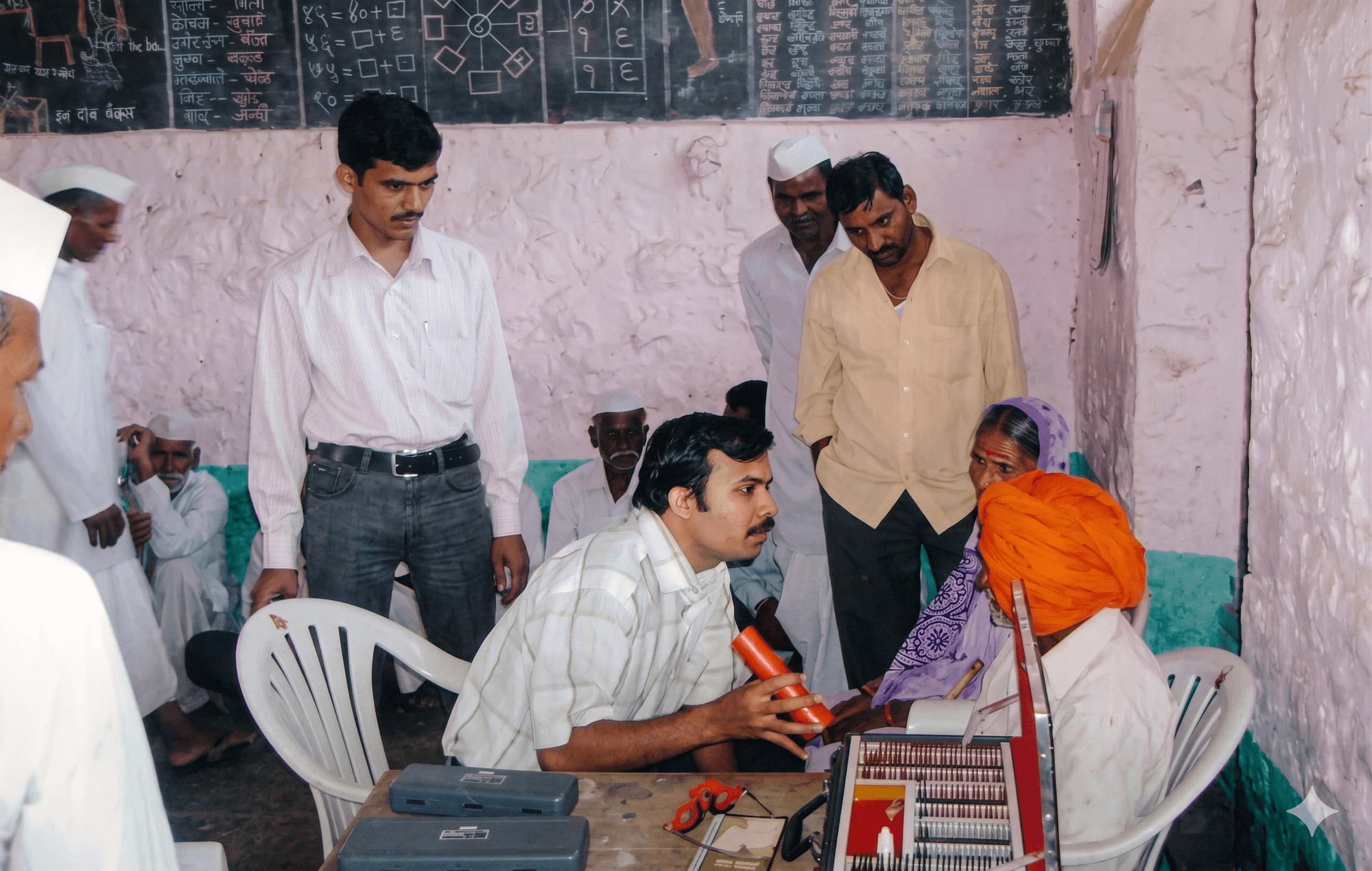 Old Of Dr. Sameer Raskar Camp from hospital timeline at Insight Institute of Ophthalmology