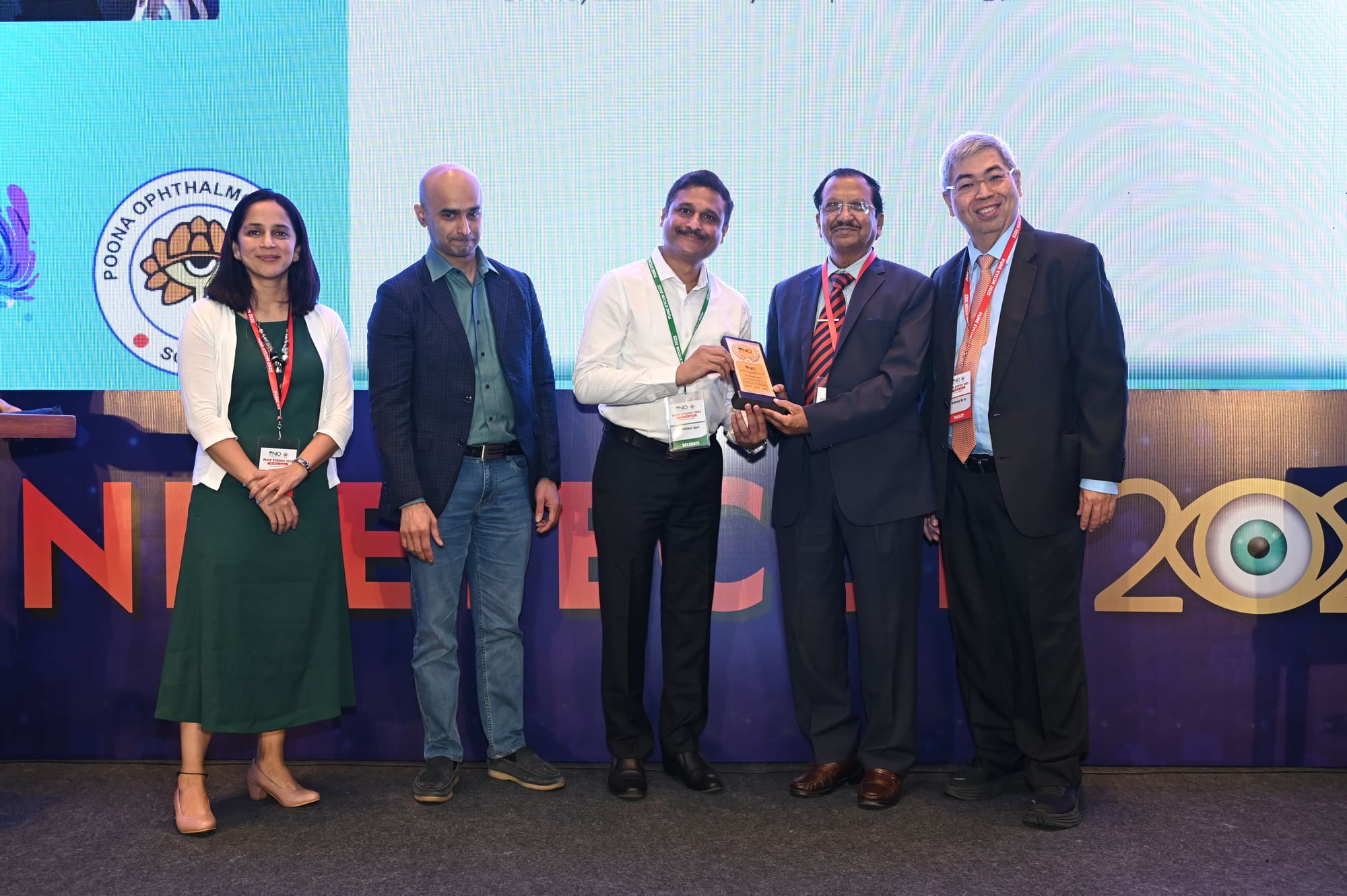 Social Impact Award By National Institute Of Ophthalmology from hospital timeline at Insight Institute of Ophthalmology